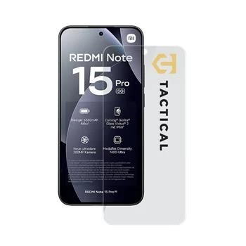 Tactical Glass Shield 2.5D grūdinto stiklo ekrano apsauga, skirta Xiaomi Redmi Note 15 Pro, skaidri