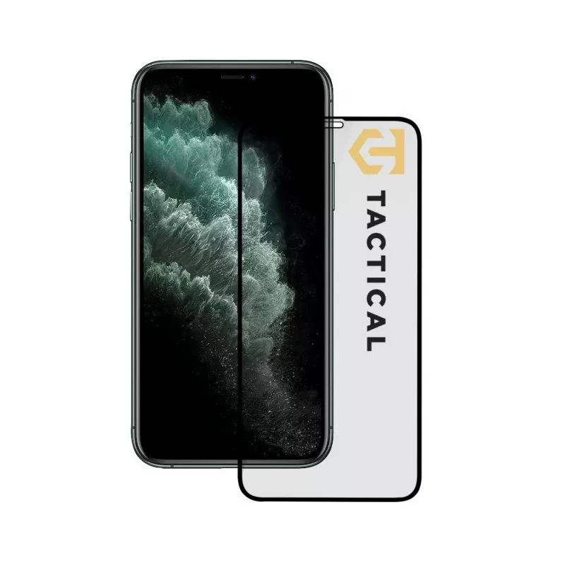 Tactical Glass Shield 5D, skirtas Apple iPhone 11 Pro Max / XS Max, juodas