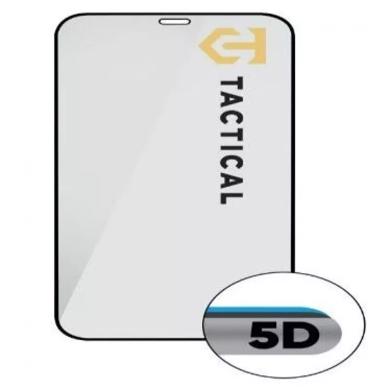 Tactical Glass Shield 5D, skirtas Apple iPhone 12 Pro/12 Pro, juodas