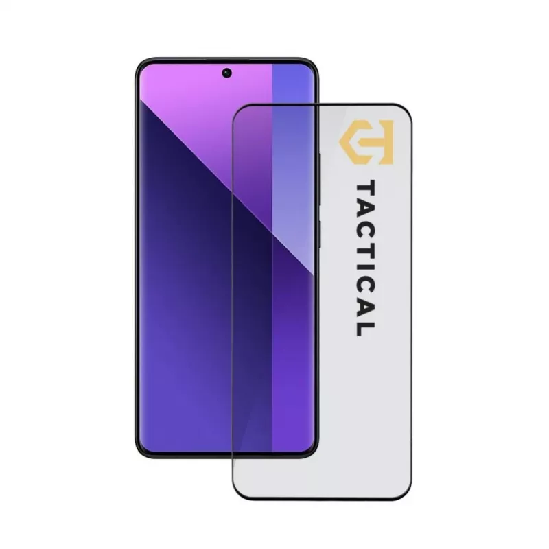 Tactical Glass Shield 5D, skirtas Xiaomi Redmi Note 13 Pro+ 5G, juodas
