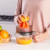 Taurus CITRUS COMPACT elektrinė citrusų sulčiaspaudė 30 W juoda, oranžinė, permatoma