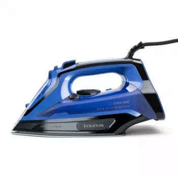Taurus Quios 3000 Sausas ir garinis lygintuvas su keraminiu padu, 3000 W, juodas, mėlynas
