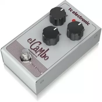 TC Electronic El Cambo Overdrive gitaros efektų pedalas - True Bypass, analoginė grandinė, Drive, Tone, Level valdikliai, liejamo metalo korpusas