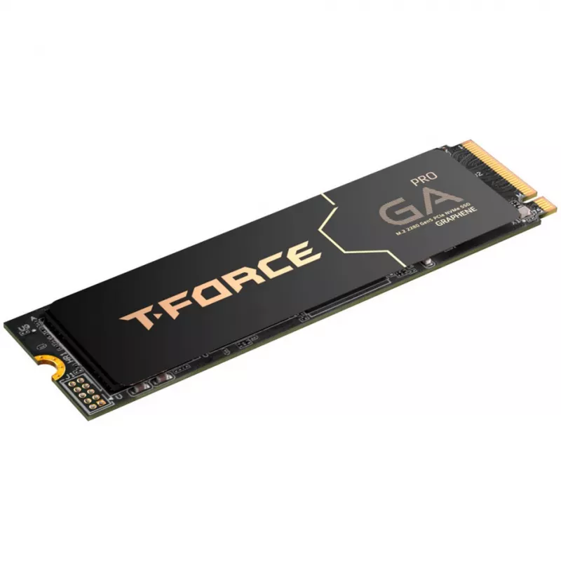 TEAM GROUP T-Force GA PRO 1 TB (Juoda, PCIe 5.0 x4 | M.2 2280 | Grafeno radiatoriaus)