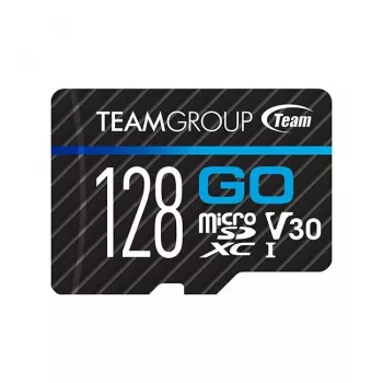 Team Group Team GO 128GB microSDXC UHS-I U3 V30 A1 atminties kortelė su SD adapteriu