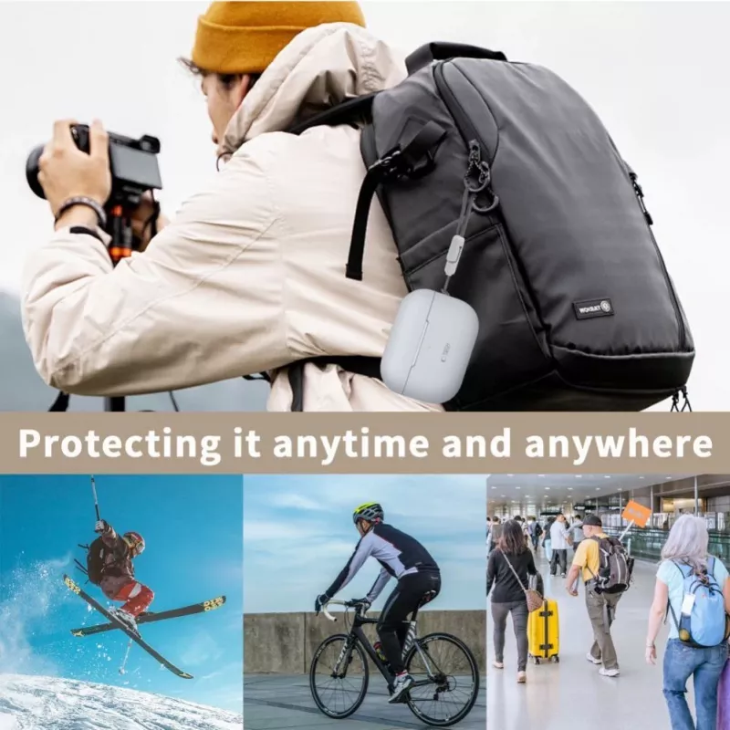 Tech-Protect Apple AirPods Pro 1 / 2 Silikoninis Dėklas Pilkas
