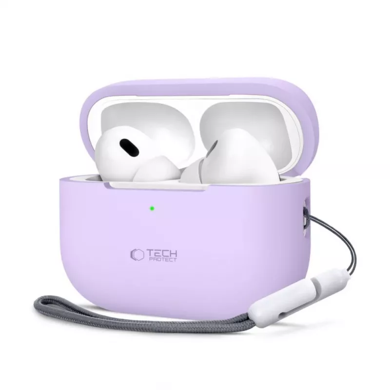 Tech-Protect Apple AirPods Pro 1 / 2 Silikoninis Dėklas Violetinis