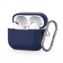 Tech-Protect Apple AirPods Pro 1 / 2 Silikoninis Dėklas su Kabliuku Mėlyna