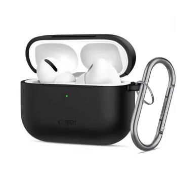 Tech-Protect Apple AirPods Pro 3 silikoniniai ausų kabliukai juodi