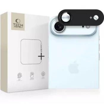 Tech-Protect CamFull Fit Camera Lens Protector, skirtas Apple iPhone 14 Pro / 14 Pro Max - juoda