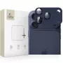 Tech-Protect CamFull Fit fotoaparato objektyvo apsauga, skirta Apple iPhone 15 Pro / Pro Max - giliai mėlyna