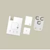 Tech-Protect CamFull Fit fotoaparato objektyvo apsauga, skirta Apple iPhone 17 Pro Max - sidabrinė
