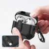 Tech-Protect Carbonox Dėklas, skirtas AirPods 4 - Juodas