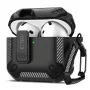 Tech-Protect Carbonox Dėklas, skirtas AirPods 4 - Juodas