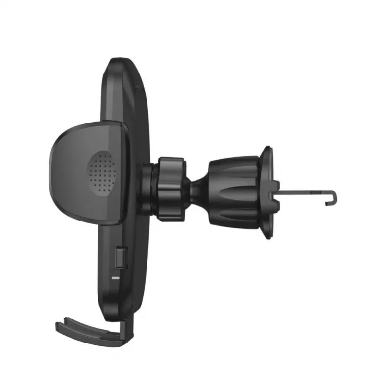 Tech-Protect CM15W-V1 Universal Car Phone Holder with 15W Qi Wireless Charger for Dashboard and Air Vent - Black