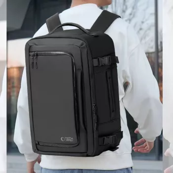 Tech-Protect Defender S50 Kuprinė, skirta Ryanair ir Wizzair, 20L, nešiojamam kompiuteriui - Juoda