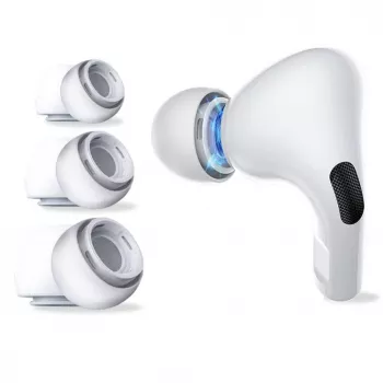 Tech-Protect ausų antgaliai, skirti AirPods Pro 1/2 - S/M/L - Balti (3 poros)