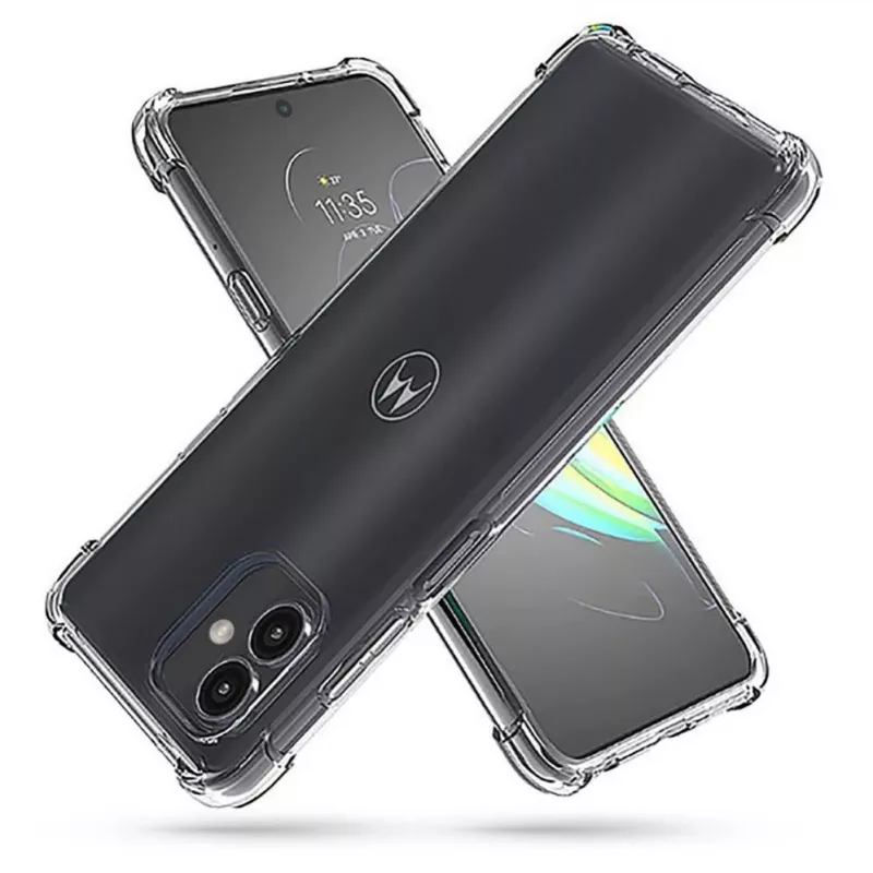 Tech-Protect FlexAir Pro dėklas, skirtas Motorola Moto G14 - permatomas