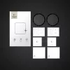 Tech-Protect Glass Flex+ hibridinio stiklo ekrano apsauga, skirta Garmin Venu 3 (2 vnt., juodas rėmelis)