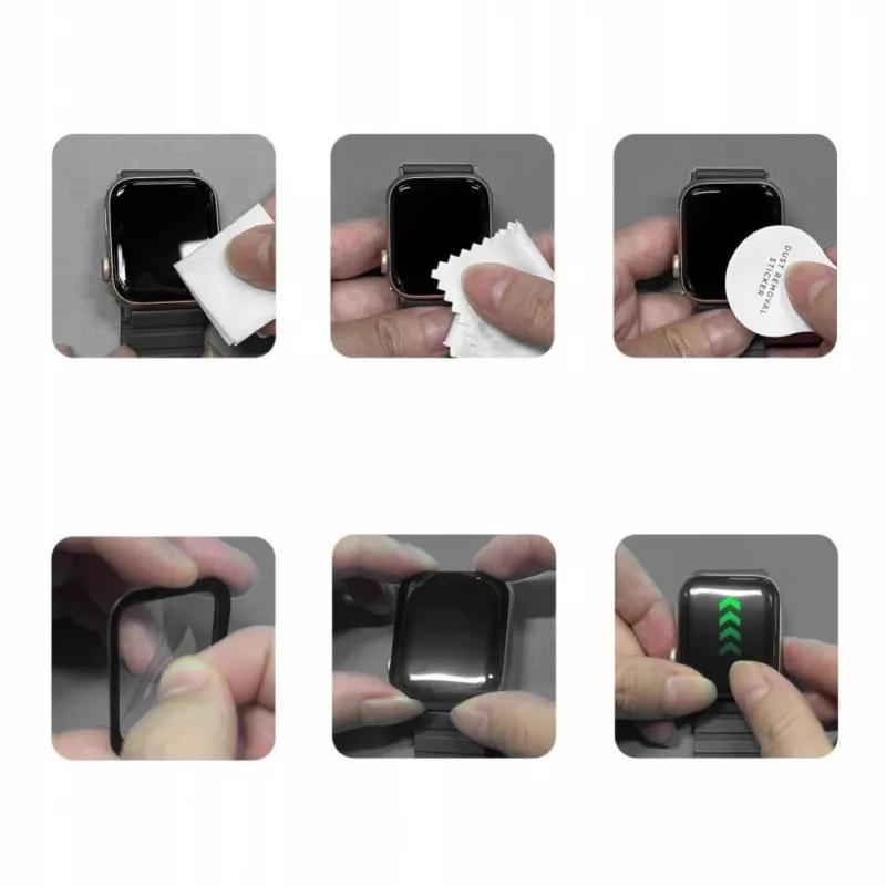 Tech-Protect Glass Flex+ hibridinio stiklo ekrano apsauga, skirta Garmin Venu 3 (2 vnt., juodas rėmelis)