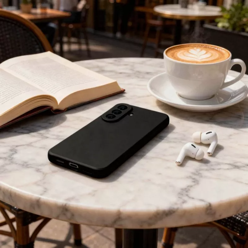 Tech-Protect Icon dėklas, skirtas Samsung Galaxy A57 5G - juodos spalvos