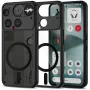 Tech-Protect MagMat MagSafe dėklas, skirtas Nothing Phone 3 - juodas ir skaidrus