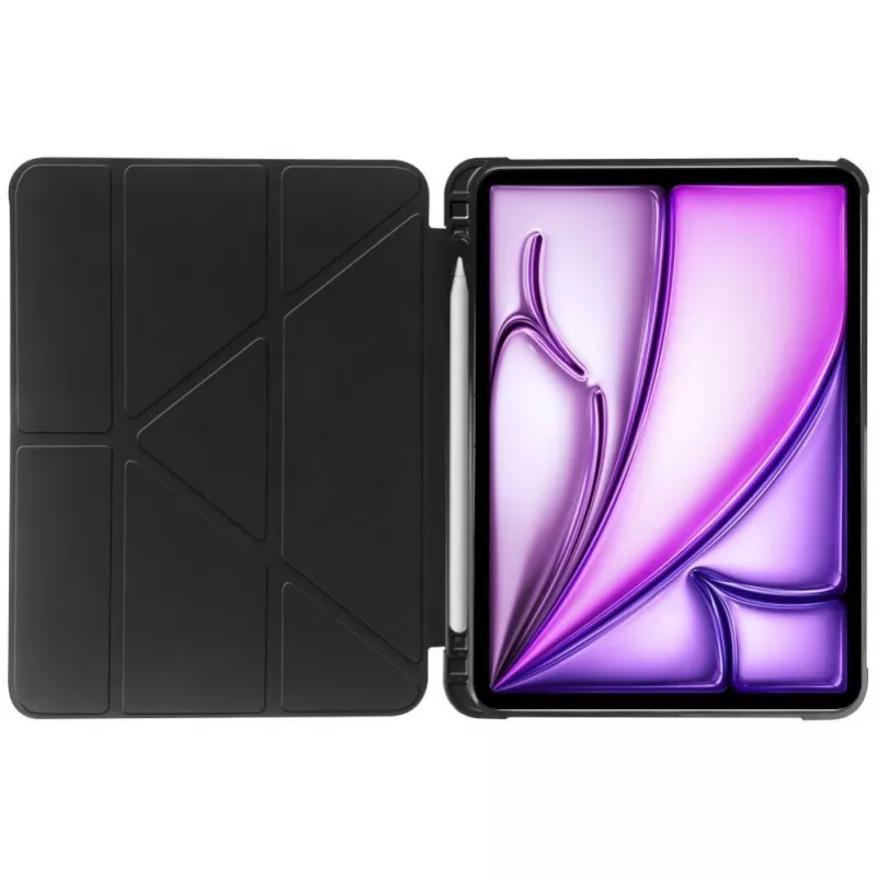 Tech-Protect SC Pen Origami Case, skirta iPad Air 13 colių 2024 - juoda