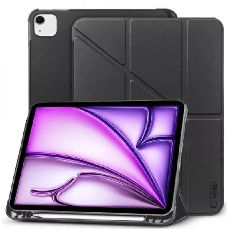 Tech-Protect SC Pen Origami Case, skirta iPad Air 13 colių 2024 - juoda