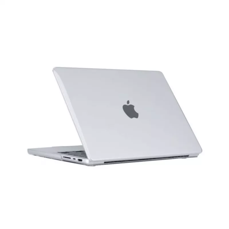 Tech-Protect SmartShell Case, skirta MacBook Pro 14 inch M1 / M2 / M3 2021-2023 - Skaidrus