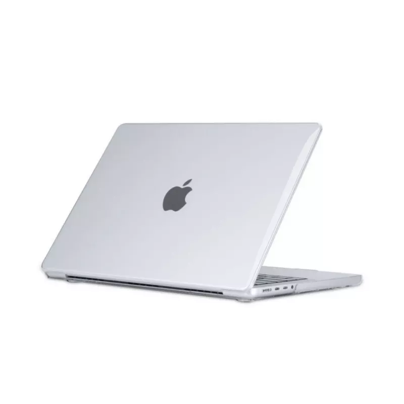 Tech-Protect SmartShell Case, skirta MacBook Pro 14 inch M1 / M2 / M3 2021-2023 - Skaidrus