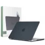 Tech-Protect Smartshell Hard Shell Case, skirta MacBook Pro 14 M1/M2/M3/M4/M5 2021-2025, juoda matinė