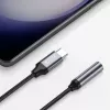 Tech-Protect USB-C į 3,5 mm Mini Jack garso adapteris (moteriškas) - juoda