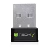 Techly I-WL-USB-600TY Mini WiFi USB adapteris dviejų dažnių MU-MIMO 2dBi 600Mbps juodas