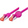 Tecline 5 m Cat6 S/FTP tinklo kabelis, RJ-45 vyriškas-vyriškas, purpurinis 71505P