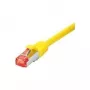 Tecline CAT 6 SFTP PiMF tinklo kabelis RJ-45 į RJ-45, 1,5 m, be halogenų, geltonas 715015Y