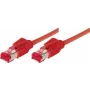 TECLINE Pramoninis tinklo kabelis S/FTP PiMF Cat.6A Class EA raudonas 10m su Hirose TM21 jungtimis 77910R