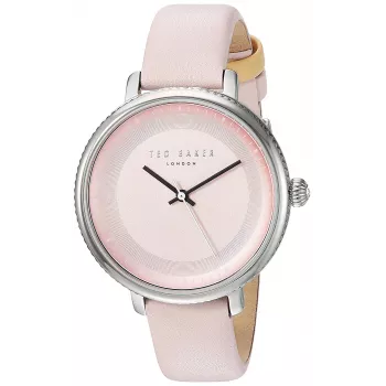 Ted Baker Women's Phylipa Quartz Watch TE10031533 36mm Rose Gold Pink Leather