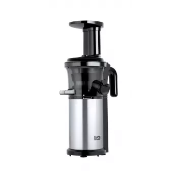 TEESA Lėtas sulčiaspaudė daržovėms ir vaisiams, 150W, 48 RPM, 1L sulčių talpa, juoda