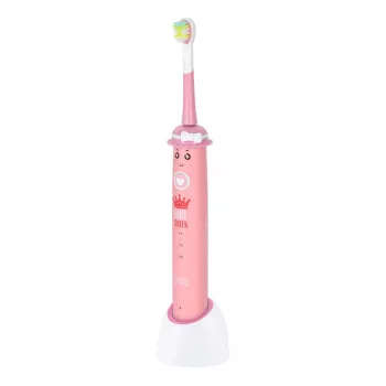 Teesa Sonic Junior mergaitėms sonic dantų šepetėlis TSA8006 rožinis/baltas