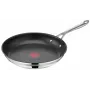 TEFAL Cook Smart keptuvė su Jamie Oliver, nerūdijantis plienas, 28 cm, juoda