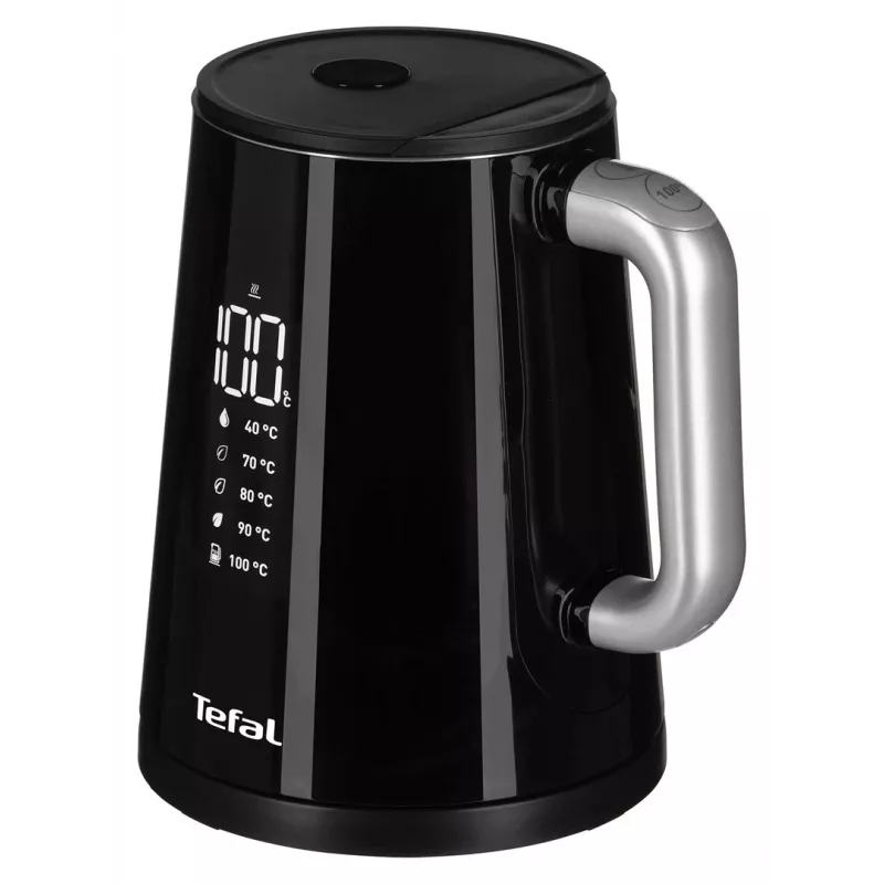 Tefal KO854830 elektrinis virdulys 1 L juodas su temperatūros reguliavimu