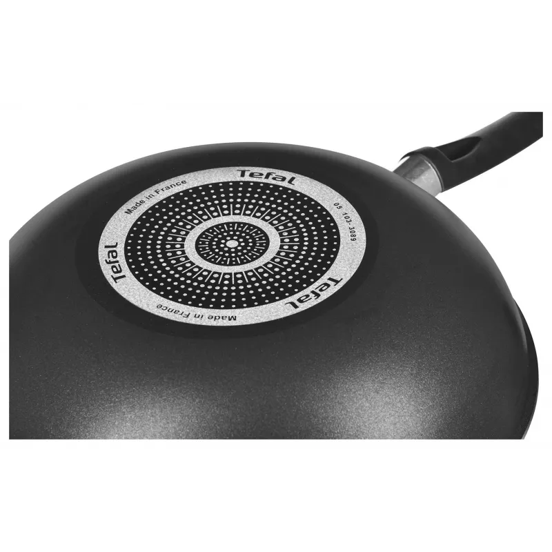 Tefal Simplicity 28 cm wok keptuvė B5821902 – aliumininė su nelipnia danga ir Thermo-Spot, tinka dujoms, elektrinei, keraminei ir halogeninei viryklei