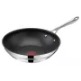 TEFAL Wok keptuvė Jamie Oliver Cook Smart (nerūdijantis plienas/juoda, Ø 28 cm)