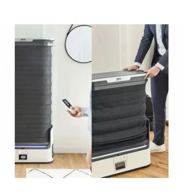 TEFAL YT4050E1 Automatinis garų spintos kabinetas, 1800 W, 2 L talpa, 3 programos, liečiamas ekranas, sulankstomas, baltas