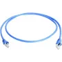 Telegärtner 100008172 CAT 5e F/UTP RJ45 tinklo kabelis, 0,5 m, mėlynas, atsparus liepsnai, su apsauginiu lankstymo antgaliu