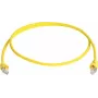 Telegärtner 100008943 CAT 5e F/UTP RJ45 tinklo kabelis 7,5 m geltonas liepsnai atsparus su apsauga nuo perlenkimo