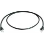 Telegärtner 100008948 CAT 5e F/UTP RJ45 tinklo kabelis, 7,5 m, juodas, atsparus liepsnai, su apsauga nuo perlenkimo