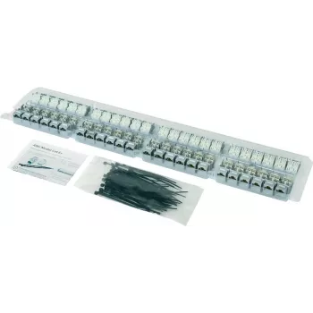 Telegärtner AMJ-Modul K Cat.6a Keystone lizdas, T568A, ekranuotas, 24 vnt. pakuotė