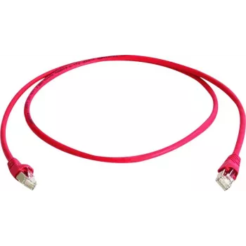 Telegärtner CAT 6A S/FTP kryžminis tinklo kabelis, RJ45, 1 m, raudonas, LSZH L00000A0120