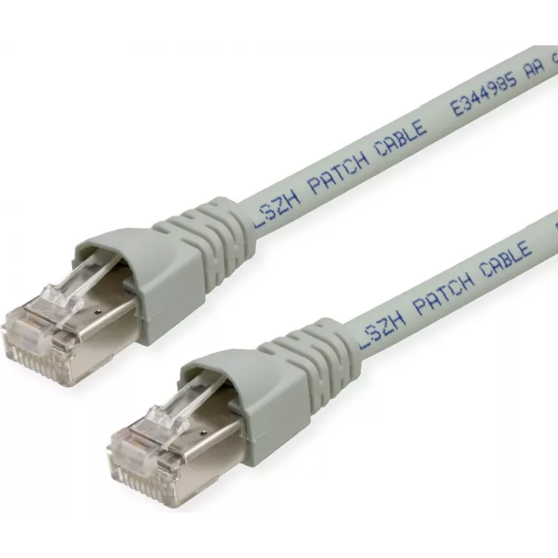 Telegärtner L00004A0104 Cat6a S/FTP tinklo prievadų kabelis, 6 m, pilkas